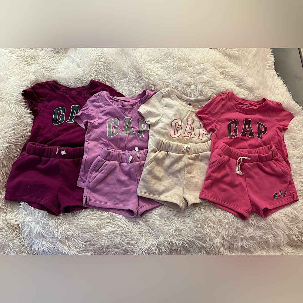 Toddler girl Gap short sets